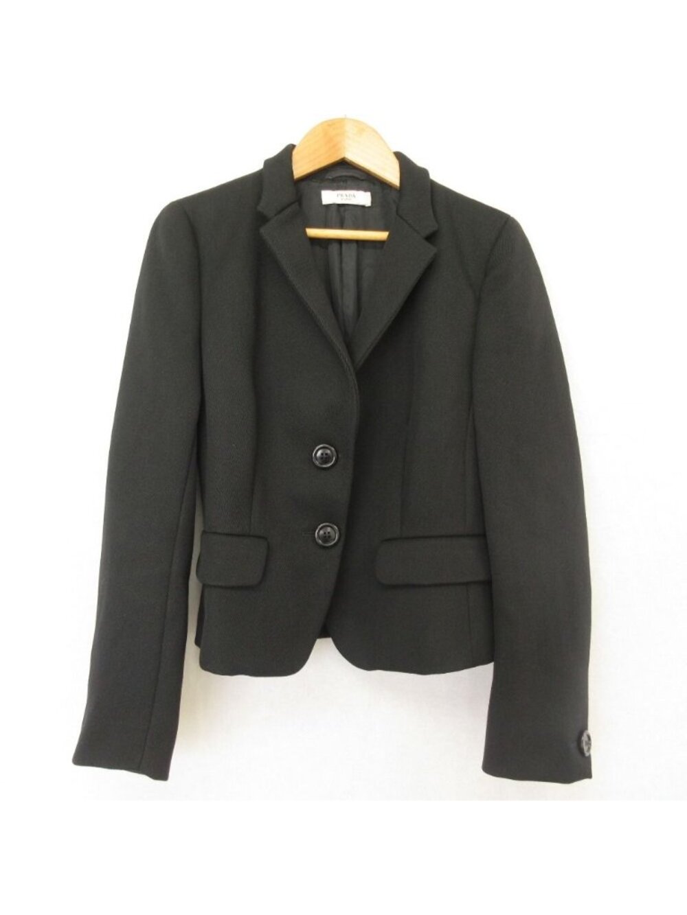 Prada Tailored Jacket 40 Black